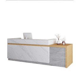 Creative Design Modern Wooden High End Unique Reception Desk