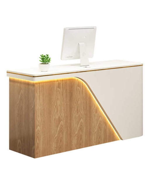 Creative Modern Wooden  Luxury Salon Reception Counter