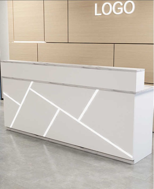 Creative Modern Wooden High End Bespoke Reception Desk