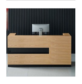 Creative Modern Wooden Cashier Counter Retail Modern Salon Reception Desk