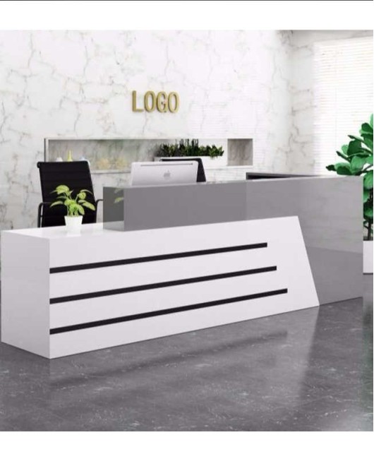 Creative Modern Retail Cashier Register Counter Small Custom Reception Desk