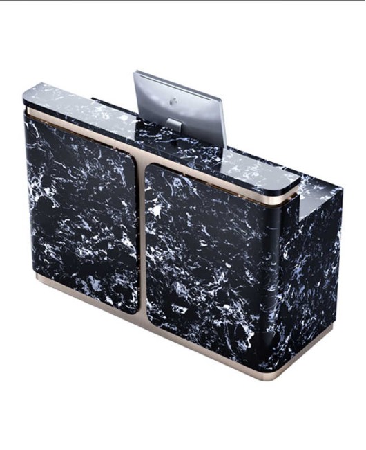 Creative Design Modern Wooden High End Custom Simple Reception Desk