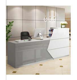 Creative Design Modern Wooden Office Front Desk Furniture