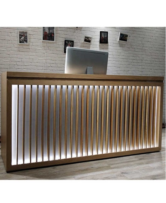 Creative Design Modern Wooden Standing Wooden Store Cashier Counter