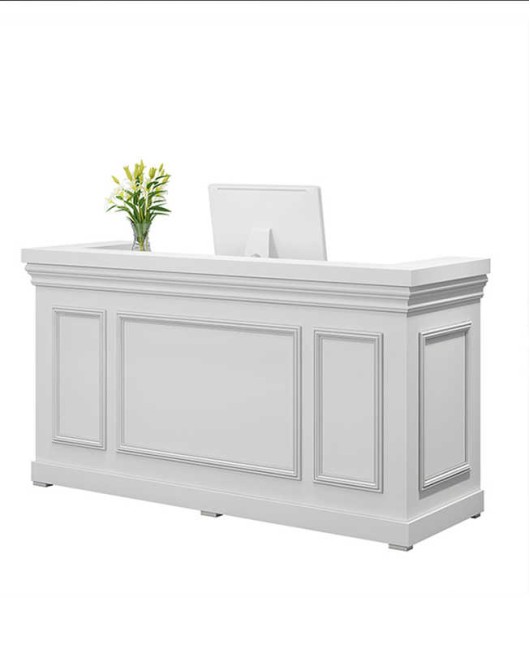 Creative Modern Wooden Luxury Wooden Cashier Counter Desk Retail Salon Reception Desk For Sale