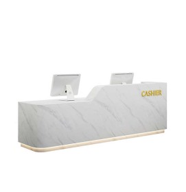 Creative Modern Retail Reception Desk Commercial Furniture Cashier Counter