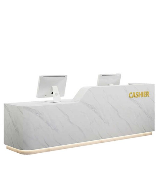 Creative Modern Retail Reception Desk Commercial Furniture Cashier Counter