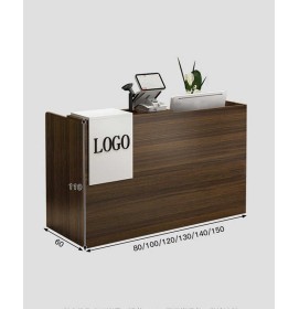 Custom Creative Modern Wooden Cashier Desk Retail Luxury Reception Desk