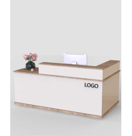 Creative Modern Wooden Checkout Desk Retail Checkout Counter For Sale