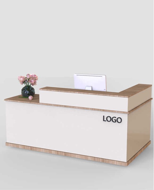 Creative Modern Wooden Checkout Desk Retail Checkout Counter For Sale