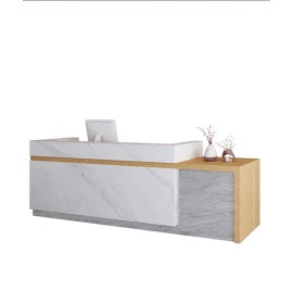 Creative Modern Wooden Luxury Wooden Luxury Reception Desk Retail Reception Desk Furniture