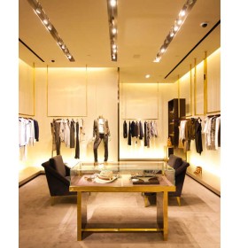 Creative Design Modern Clothing Display Shelf New Luxury Clothing Shop Interior Design