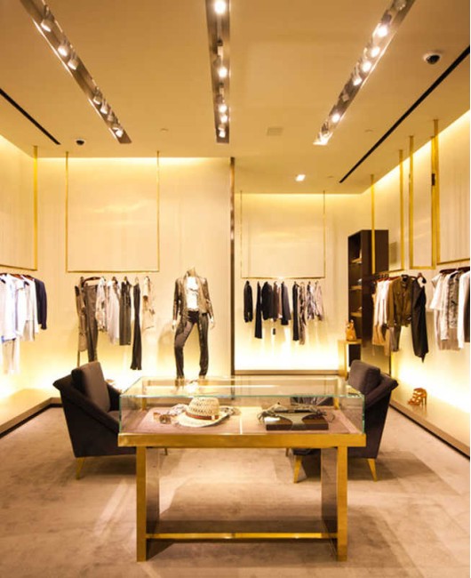 Creative Design Modern Clothing Display Shelf New Luxury Clothing Shop Interior Design