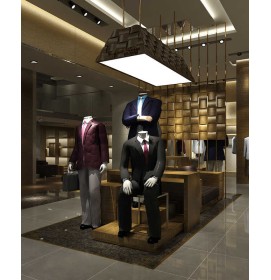 High End Creative Design Modern Retail Mens Clothing Store Display Furniture