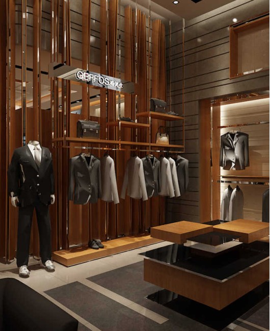 Creative Design Modern Mens Clothes Display Mens Clothing Store Design