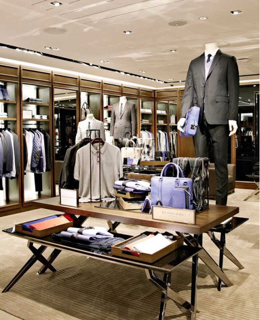 Creative Design Modern Clothing Display Shelf Rack New Luxury Clothing Shop Design