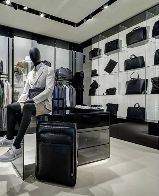 Innovative Design Modern Mens Clothing Shop Decoration New Mens Garment Store Design