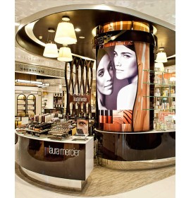 Creative Design Custom Cosmetic Kiosk Retail Makeup Kiosk Showcase