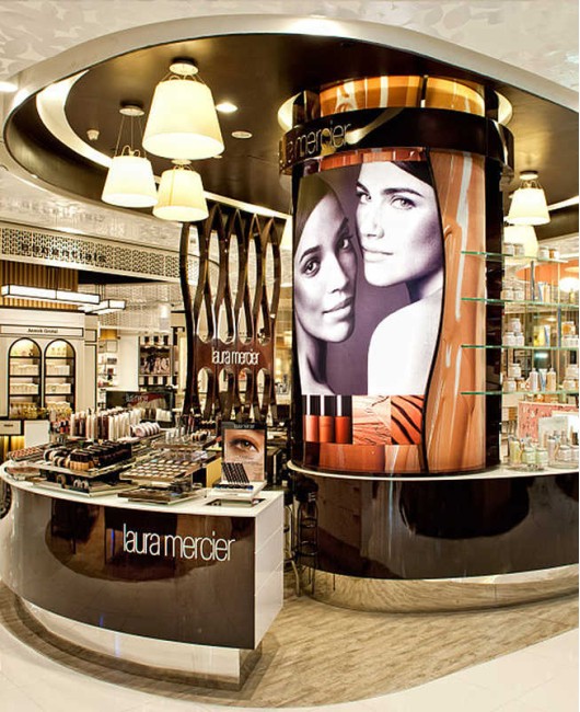 Creative Design Custom Cosmetic Kiosk Retail Makeup Kiosk Showcase