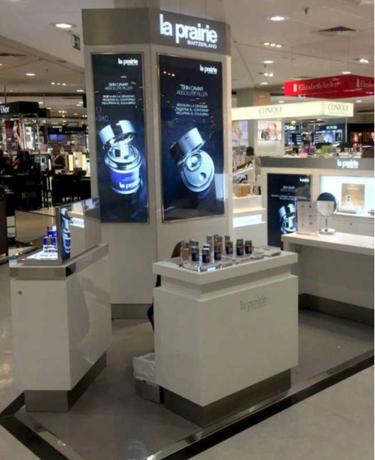 Custom Creative Design Modern Retail Perfume Cosmetic Shop Display