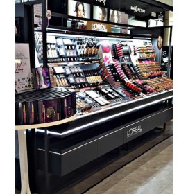Creative Design Custom Modern Retail Wall Cosmetic Display Shelves