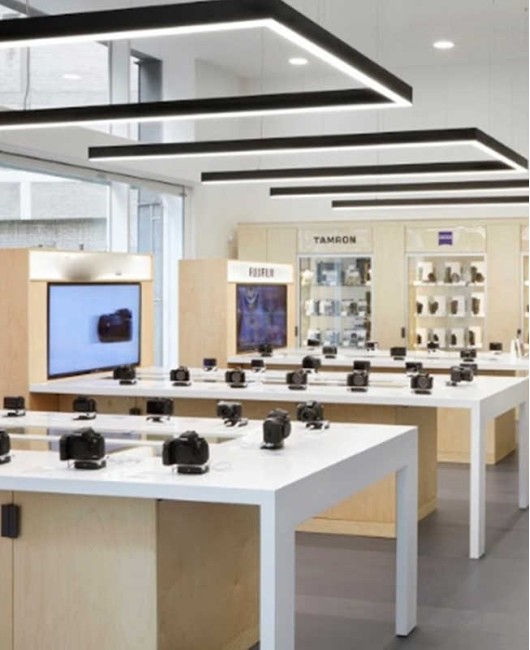 Commercial Creative Modern Retail New Camera Shop Interior Design