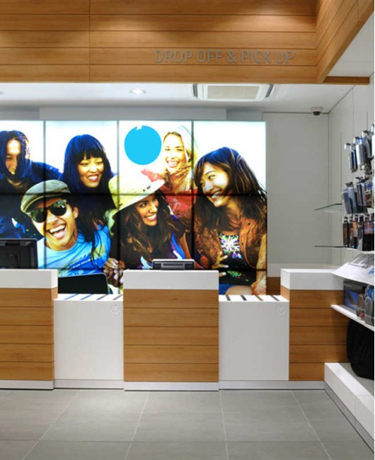 Commercial Creative Modern Retail New Computer Shop Counter Design