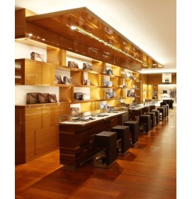 Creative Modern Retail Handbag Store Interior Design High End Handbag Display Rack