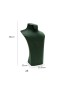 New Green Velvet Jewelry Necklace Display Bust For Sale