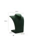 Popular Green Velvet Necklace Display Bust For Sale