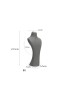 Popular Luxury Light Gray Velvet Jewelry Necklace Display Bust For Sale