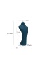 Popular Luxury Navy Blue Velvet Jewelry Necklace Display Bust For Sale