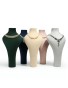New Luxury Velvet Jewelry Necklace Display Bust