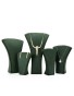 New Luxury Dark Green Velvet Jewelry Necklace Display Bust
