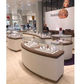 High End Modern Custom Glass Jewellery Shop Display Counter For Sale