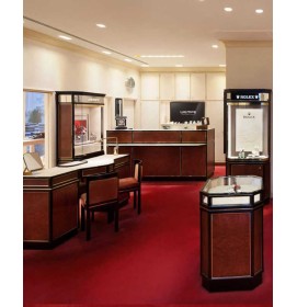 Luxury Modern Custom Glass Jewellery Shop Display Cabinet Showcase
