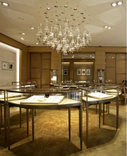 Vitrine do balcão expositor da joalheria com design criativo e luxuoso de vidro de madeira