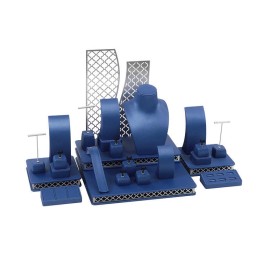 Thiết kế sáng tạo sang trọng Cửa hàng trang sức bằng gỗ thủy tinh trưng bày Quầy trưng bày