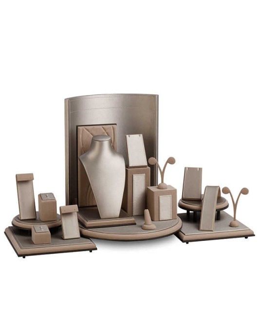 Luxe Creatief Ontwerp Houten Glas Sieraden Winkel Display Teller Showcase