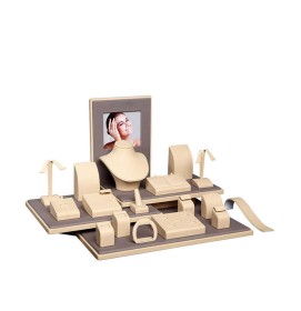 Luxus Kreatives Design Holz Glas Schmuck Shop Display Theke Vitrine