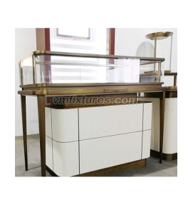 Creative Design Portable Vendor Retail Jewelry Showcase Display Case Glass Jewelry Display Cabinet 