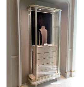 Luxury Modern Custom Wall Mounted Jewellery Display Showcase