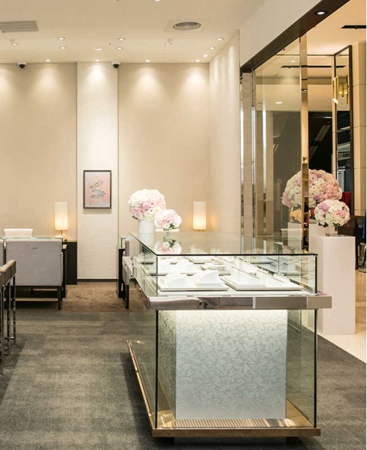 Modern Luxury Retail Custom Jewellery Shop Counter Design