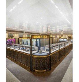 Luxury Modern Retail Custom Jewellery Kiosk For Shopping Mall