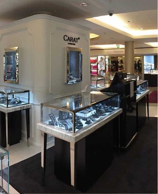 Custom Creative Design Luxury Jewelry Display Counter Showcase