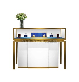 White Luxury  Jewellery Shop Display Counter For Sale