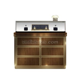 Custom Creative Design Wooden Glass Jewellery Shop Display Cabinet