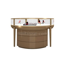 Luxury Creative Design Wooden Tempered Glass Jewelry Shop Display Showcase For Sale