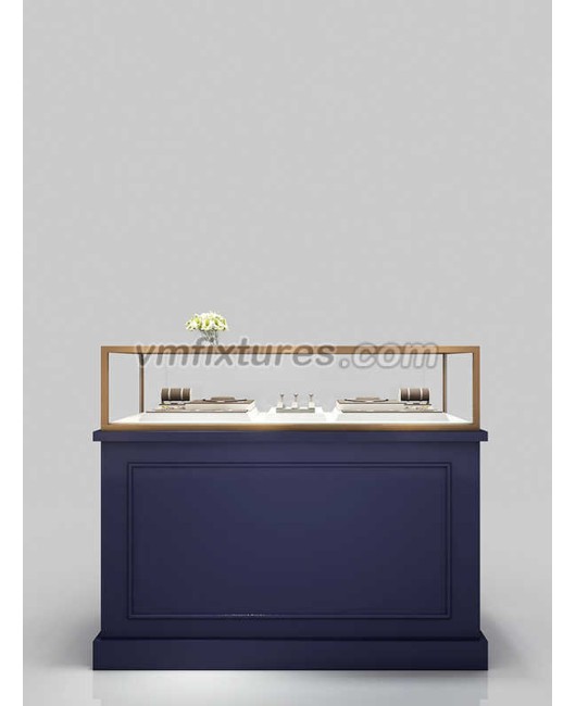 Luxury Creative Design Wooden Custom Jewelry Shop Display Cabinet Counter