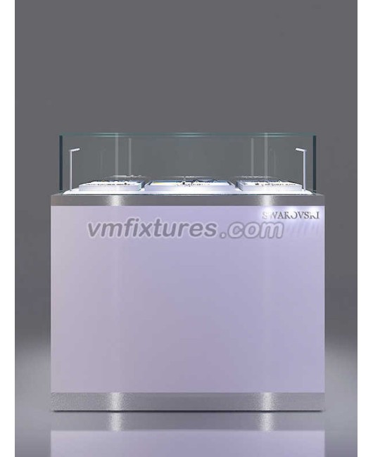 Luxuriöser kreativer Design-Hölzerner Glashalsketten-Schaukasten für Juweliergeschäft